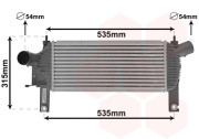 13004339 intercooler 2.5DCi (±AC) 13004339 VAN WEZEL