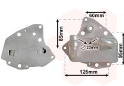 17013704 chladič oleje 1.6JTD 17013704 VAN WEZEL
