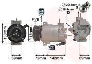 1801K727 kompresor klimatizace 1.0i 1801K727 VAN WEZEL