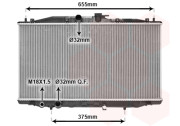 25002170 chladič 2.0i 16V Vtec (±AC) [375*713*16] 25002170 VAN WEZEL