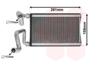 25006294 radiátor topení 1.3i hybrid, 1.8i, 2.4i [130*250*26] 25006294 VAN WEZEL