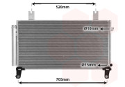 25015707 kondenzátor se sušičem 2.0 Hybrid 25015707 VAN WEZEL