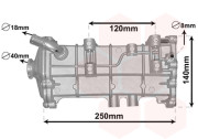 28014701 chladič EGR 3.0TDi 28014701 VAN WEZEL