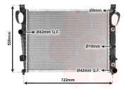 30002306 chladič 3.2i 18V (+AUT±AC) [645*462*24] 30002306 VAN WEZEL