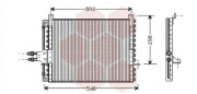 30005205 chladič klimatizace 2.0, 2.3, 2.5, 2.8, 2.4D [520*406*35] 30005205 VAN WEZEL