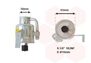 3000D073 sušič klimatizace 1.4i 8V (±AUT), 1.6CDi (±AUT), 1.6i 8V (±AUT), 1.7CDi (±AUT) 3000D073 VAN WEZEL