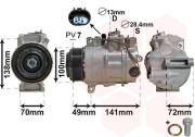 3000K560 kompresor klimatizace 3.0CDi DENSO 3000K560 VAN WEZEL