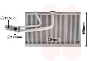 3000V641 výparník klimatizace 3000V641 VAN WEZEL