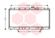 32002237 chladič 1.6i (-A,±AC), 1.8i (-A,±AC) 32002237 VAN WEZEL