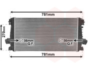 37004550 intercooler 1.7CDTi 92kW (±A±AC), 2.0CDTi (±A±AC) [665*368*30] 37004550 VAN WEZEL