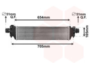 37004664 intercooler 1.6i, 1.7CDTi 37004664 VAN WEZEL