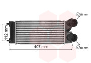 40004332 intercooler 1.6HDi (motor DV6TED4 s filtrem pevných částic) [300*150*80] 40004332 VAN WEZEL