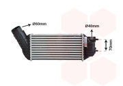 40004360 intercooler 2.0HDi [300*156*80] 40004360 VAN WEZEL