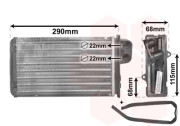 40006100 radiátor topení (VALEO/IPRA) [250*158*42] 40006100 VAN WEZEL