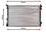 43002259 chladič 1.6i 16V (±A +AC), 1.8i 8/16V (+AC), 2.0i 8V (±A +AC), 1.9DTi (±AC) [634*450*26] 43002259 VAN WEZEL