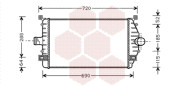 43004277 intercooler 1.9DTi (±AUT ±AC) [600*333*33] 43004277 VAN WEZEL