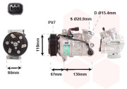 4301K714 kompresor klimatizace 1.6 dCi, 1.7 dCi 4301K714 VAN WEZEL