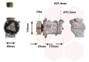 4301K718 kompresor klimatizace 4301K718 VAN WEZEL