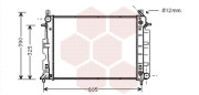 47002027 chladič 2.0i 16V (+AUT ±AC), 2.3i 16V (+AUT ±AC) [500*350*32] 47002027 VAN WEZEL