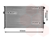 58002102 chladič 1.9TD ±AUT [627*377*34] 58002102 VAN WEZEL