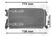 58002340 chladič 1.2i (±A,±AC), 1.6TDi (±A,±AC), 2.0TDi (±A,±AC) (ŠKODA, VW) 58002340 VAN WEZEL