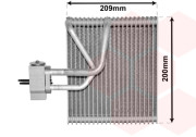 8100V045 výparník klimatizace 8100V045 VAN WEZEL