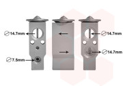 82001417 expanzní ventil 82001417 VAN WEZEL