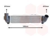 83004141 12/03-8/06 intercooler 2.5CRDi (±A±AC) [450*100*90] 83004141 VAN WEZEL