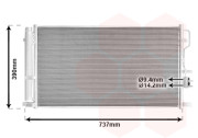 83015711 kondenzátor se sušičem 1.6 GDi, 1.6 T-GDi  83015711 VAN WEZEL