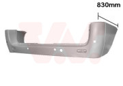 0943545 zadní nárazník pro lak s otvory pro parkovací senzory, dlouhá verze 0943545 VAN WEZEL