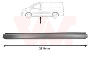 1612101 práh pro vozidla s bočními posuvnými dveřmi (rozvor 2210 mm)  L 1612101 VAN WEZEL