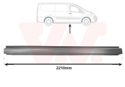 1612102 práh pro vozidla s bočními posuvnými dveřmi (rozvor 2210 mm)  P 1612102 VAN WEZEL