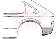 3727133 spodní část zadního blatníku (ne Kombi) L 3727133 VAN WEZEL