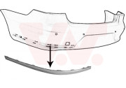 5740557 chromová lišta zadního nárazníku (4dv.) L 5740557 VAN WEZEL
