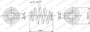 SP2314 Prużina podvozku MONROE ORIGINAL (Gas Technology) MONROE