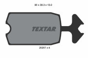 2020709 Sada brzdových platničiek kotúčovej brzdy TEXTAR