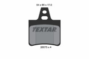 2057511 Sada brzdových platničiek kotúčovej brzdy TEXTAR