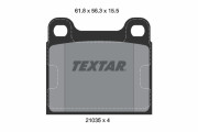 2103501 Sada brzdových platničiek kotúčovej brzdy epad TEXTAR