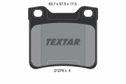2127803 Sada brzdových platničiek kotúčovej brzdy epad TEXTAR