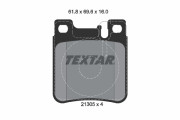 2130503 Sada brzdových platničiek kotúčovej brzdy epad TEXTAR