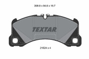 2152401 Sada brzdových platničiek kotúčovej brzdy epad TEXTAR