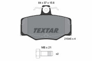 2154501 Sada brzdových platničiek kotúčovej brzdy epad TEXTAR