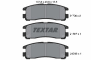 2170602 Sada brzdových platničiek kotúčovej brzdy TEXTAR