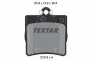 2191981 Sada brzdových destiček, kotoučová brzda Lightweight Technology TEXTAR