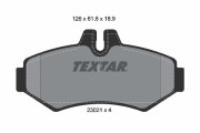 2302101 Sada brzdových platničiek kotúčovej brzdy epad TEXTAR