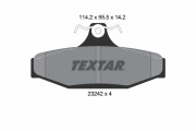 2324204 Sada brzdových platničiek kotúčovej brzdy TEXTAR