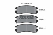 2336101 Sada brzdových platničiek kotúčovej brzdy TEXTAR