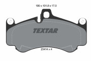 2341401 Sada brzdových platničiek kotúčovej brzdy TEXTAR