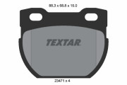 2347101 Sada brzdových platničiek kotúčovej brzdy epad TEXTAR
