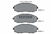 2353601 Sada brzdových platničiek kotúčovej brzdy TEXTAR